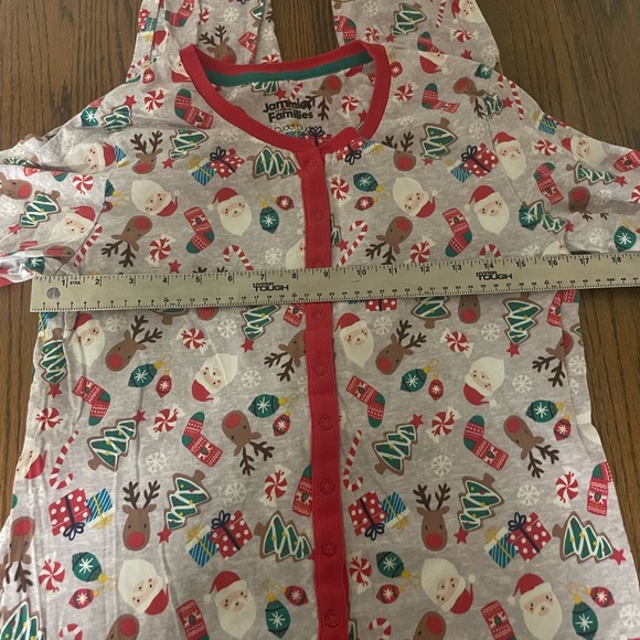 Cuddl duds Jammie’s for the family Christmas one piece pajamas - Picture 3 of 4